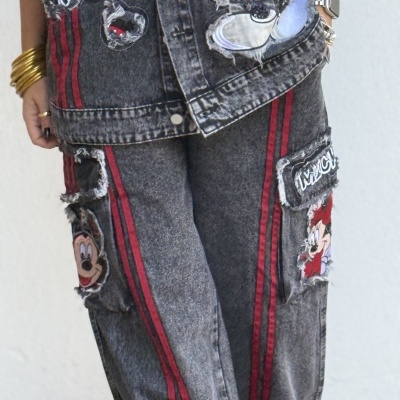 Calças ABRIENDO EL CAMINO- cinza