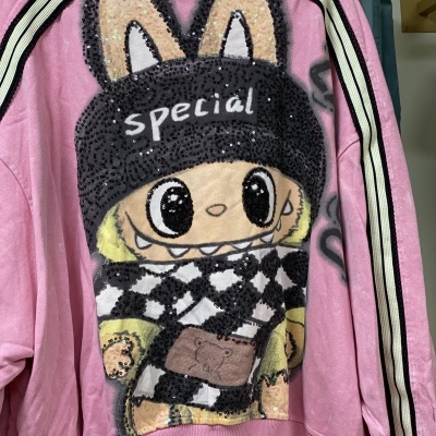 Casaco LABUBU - rosa