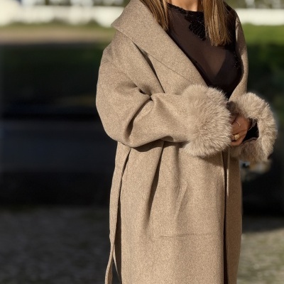 Sobretudo PRECIOSO - taupe