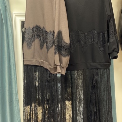 Vestido LA HISTORIA ESTÁ MAL CONTADA - preto