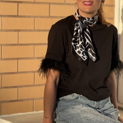 Camisola PLUMÓN (LUMINA)- preta