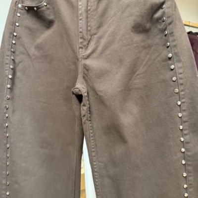 Calças POR LO MENOS - castanhas