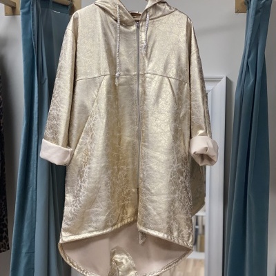 Parka QUÉ LÍO - padrão branco