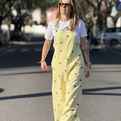 Macacão SIN RETOQUES (LUMINA) - amarelo