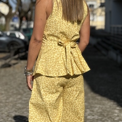 Calças ENTONCES - amarelo