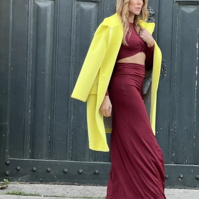 Conjunto SERPIENTE - bordeaux