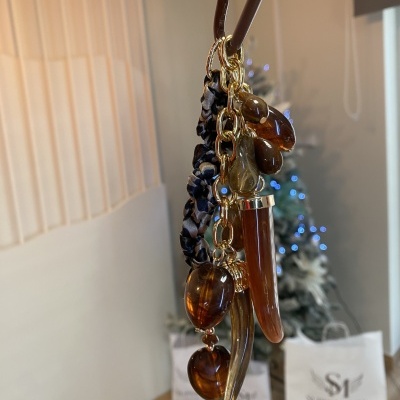 Porta-Chaves ALGO MAYOR - tons castanhos