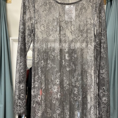 Vestido DIME TÚ - cinza