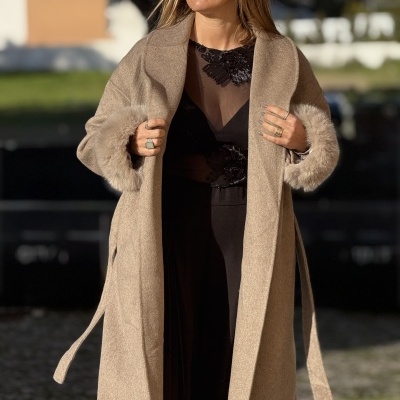 Sobretudo PRECIOSO - taupe