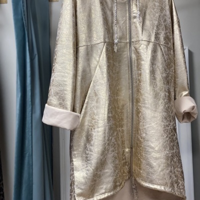 Parka QUÉ LÍO - padrão branco