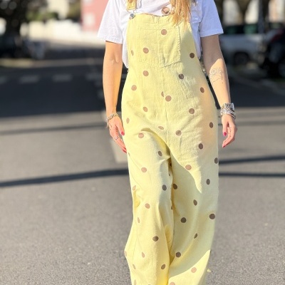 Macacão SIN RETOQUES (LUMINA) - amarelo