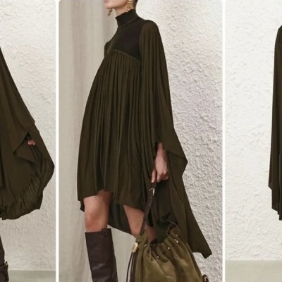 Vestido SOMOS INCREÍBLES - castanho (MOCHY)