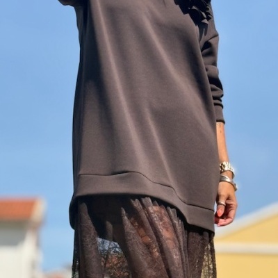 Vestido LA NIÑA - castanho