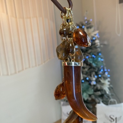 Porta-Chaves ALGO MAYOR - tons castanhos