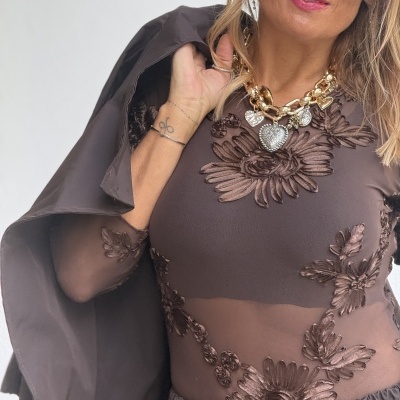 Body BELLA - castanho
