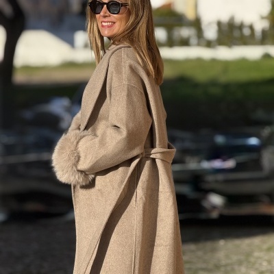 Sobretudo PRECIOSO - taupe