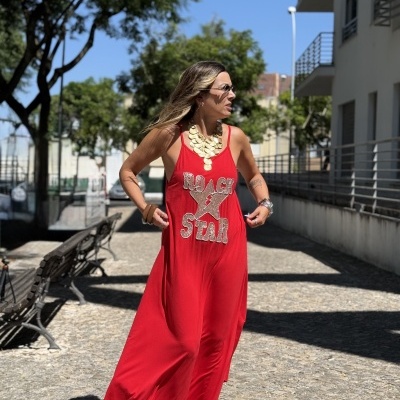 Vestido ROCK vermelho