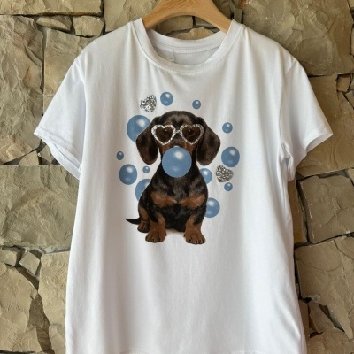 T-shirt GAFAS PLATA