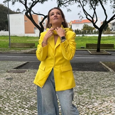 Blazer EN TUS MANOS (LUMINA) - amarelo