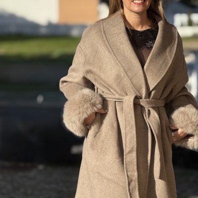 Sobretudo PRECIOSO - taupe