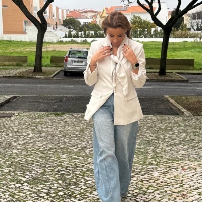 Blazer EN TUS MANOS (LUMINA) - branco