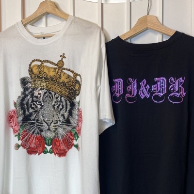 T-shirt STRASS CORONA