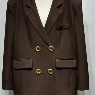 Blazer CREMALLERA (MOCHY) - castanho