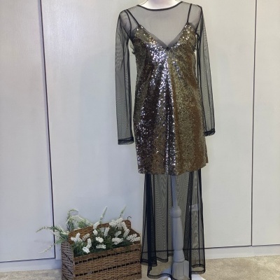 Vestido NOCHEVIEJA - dourado