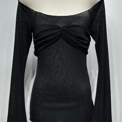 Camisola BALA PERDIDA - preta (MOCHY)