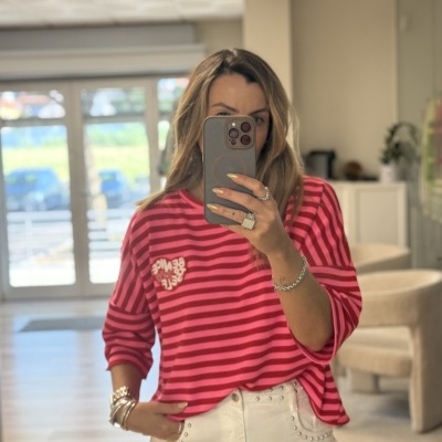 T-shirt GRACIOSA - rosa escuro