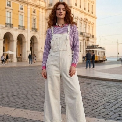 Macacão UNA DESGRACIA - pérola