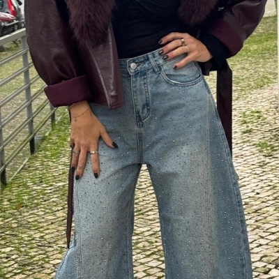 Calças ganga QUIÉN ERAS TÚ