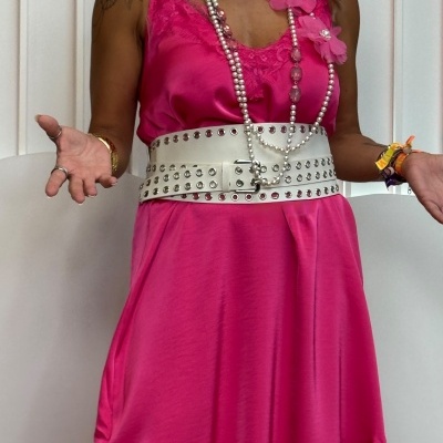 Vestido ROSALÍA - rosa fúcsia