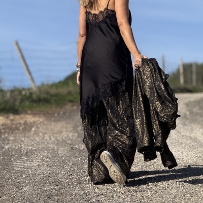 Calças ME PONGO BORRACHA - dourado