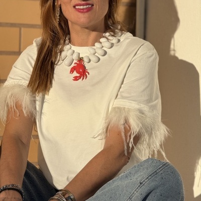 Camisola PLUMÓN (LUMINA) - branca