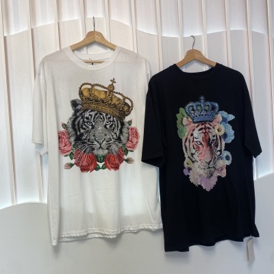 T-shirt STRASS CORONA