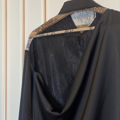 Camisa ESPALDA LIBRE - preta