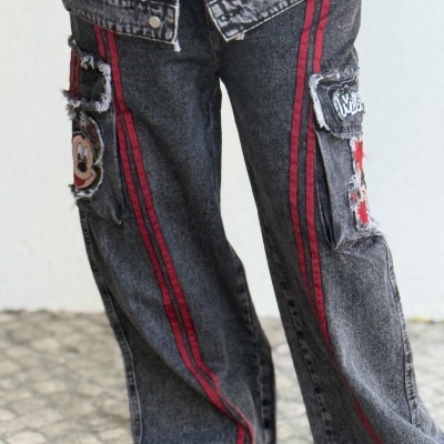 Calças ABRIENDO EL CAMINO- cinza