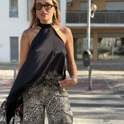 Top TAN RICO - preto