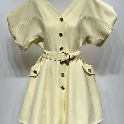 Vestido A TU AMOR amarelo - (MOCHY)