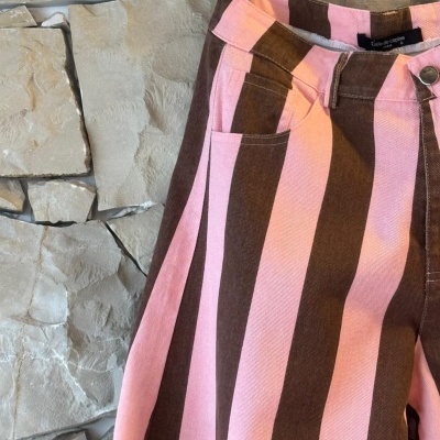 Calças RAYITAS - rosa/castanho