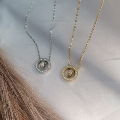 Colar Esferas Brilhantes