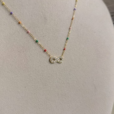 Colar Colorido Infinito