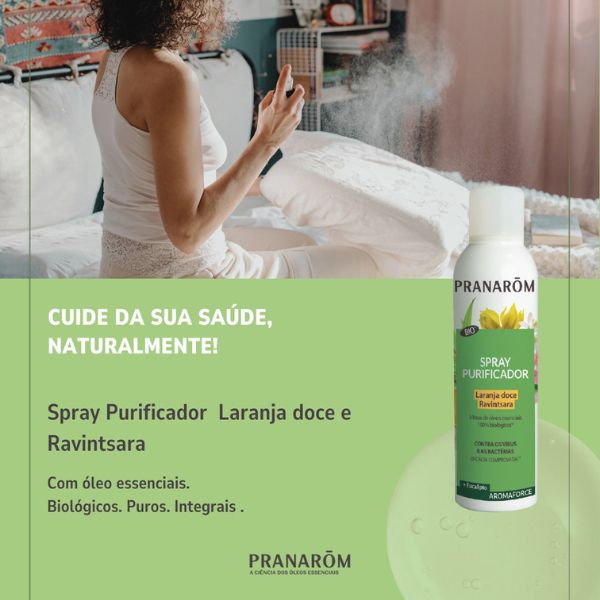 SPRAY PURIFICADOR AR - LARANJA + RAVINTSARA