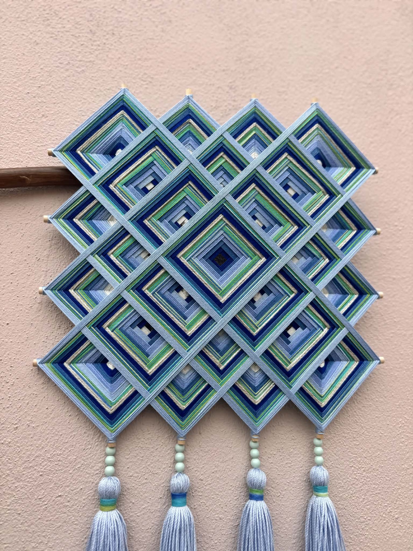 MANDALA TIBETANA - tons de azul