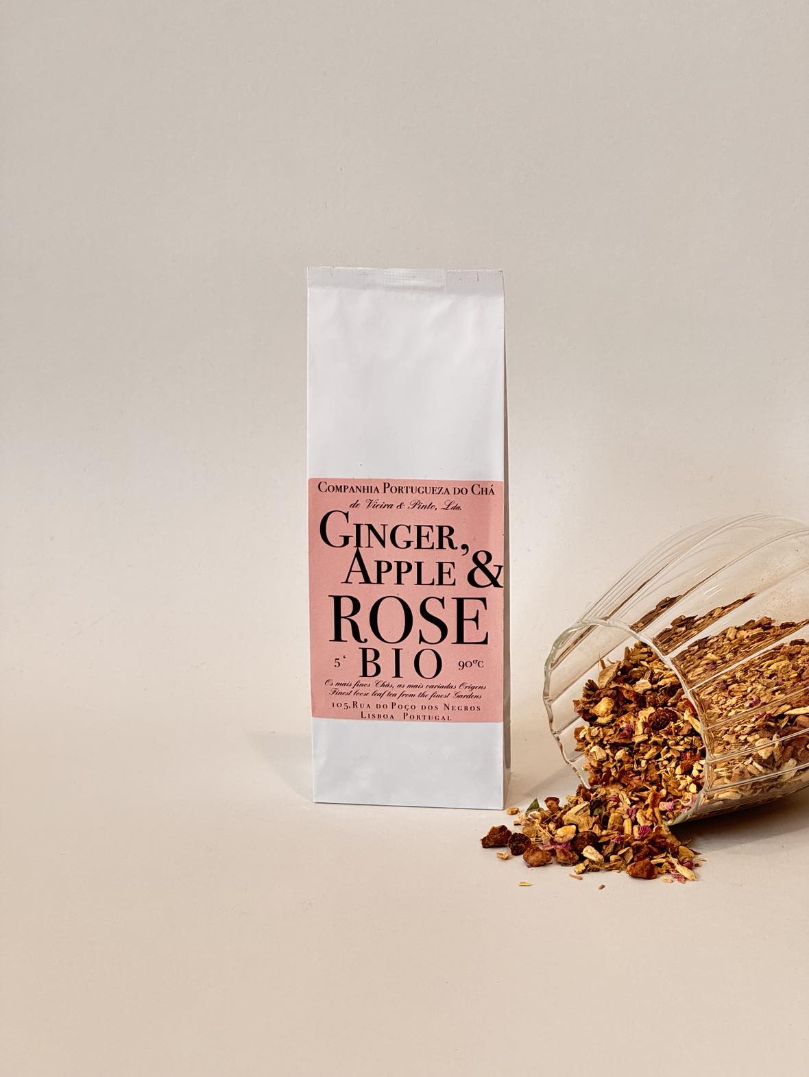 GENGIBRE, MAÇÃ E ROSAS - BIO