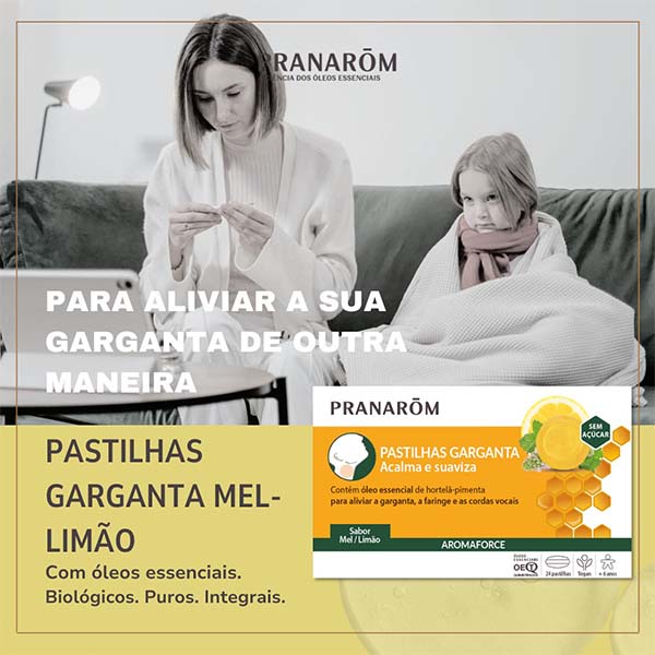 Pastilhas garganta - mel/limão
