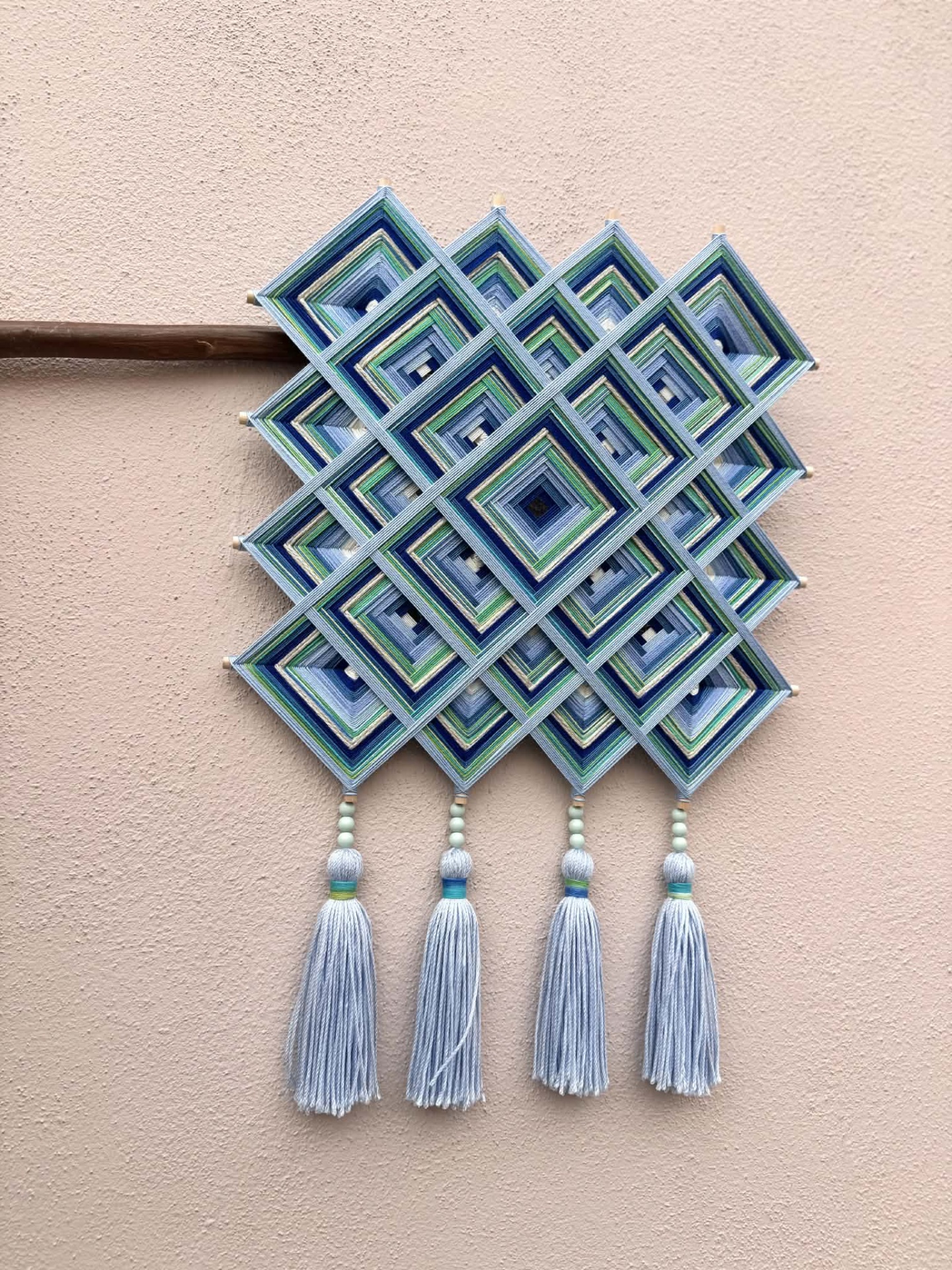 MANDALA TIBETANA - tons de azul