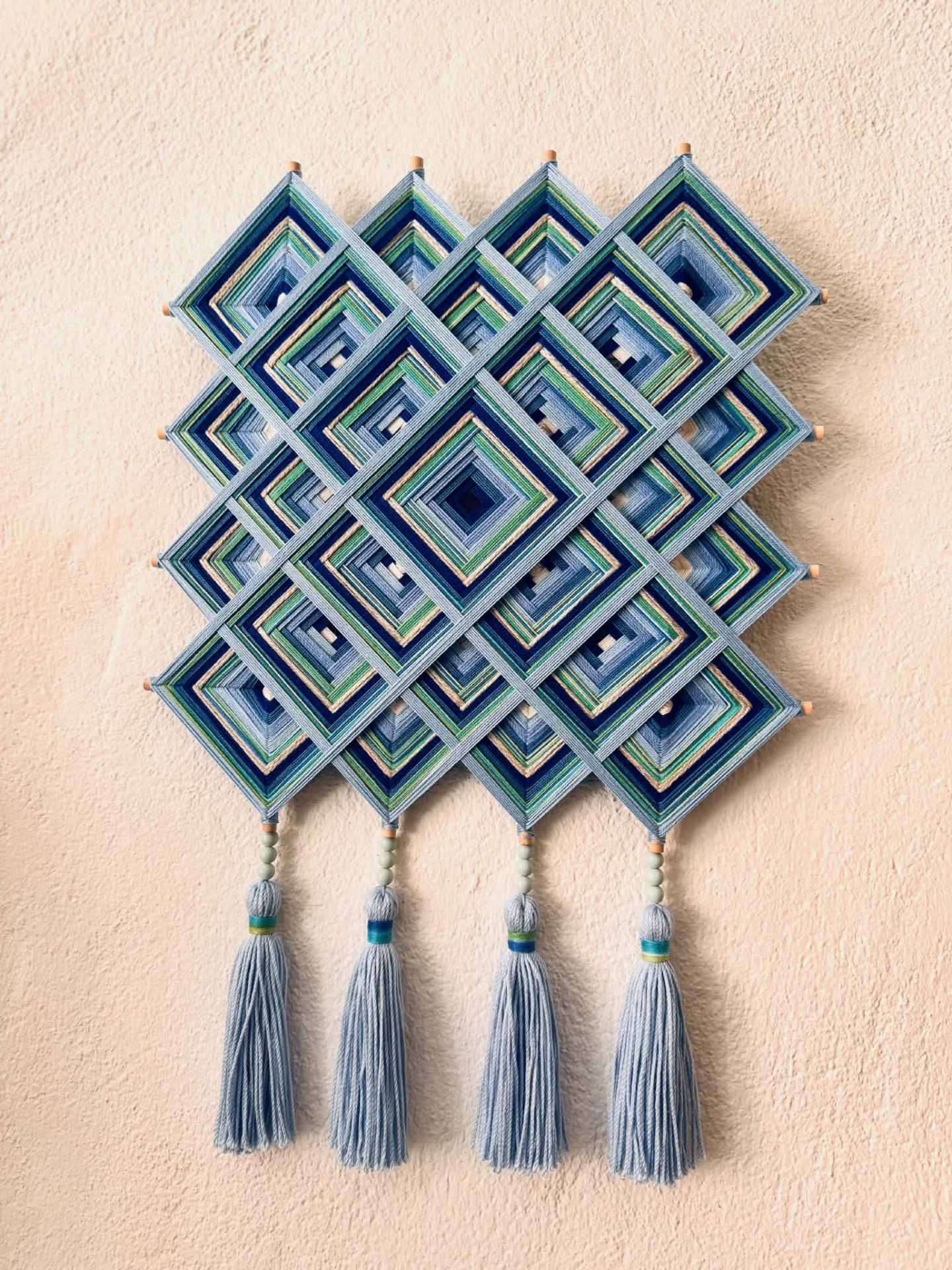 MANDALA TIBETANA - tons de azul