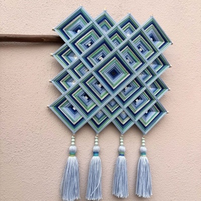 MANDALA TIBETANA - tons de azul